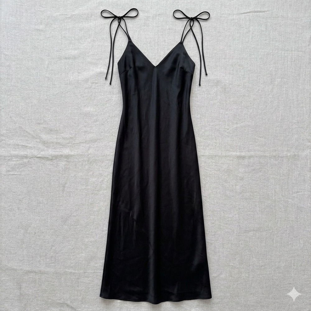 Victoria's Secret Womens M Slip Dress Spaghetti Strap Midi Cami Straps Elegant - Picture 1 of 10